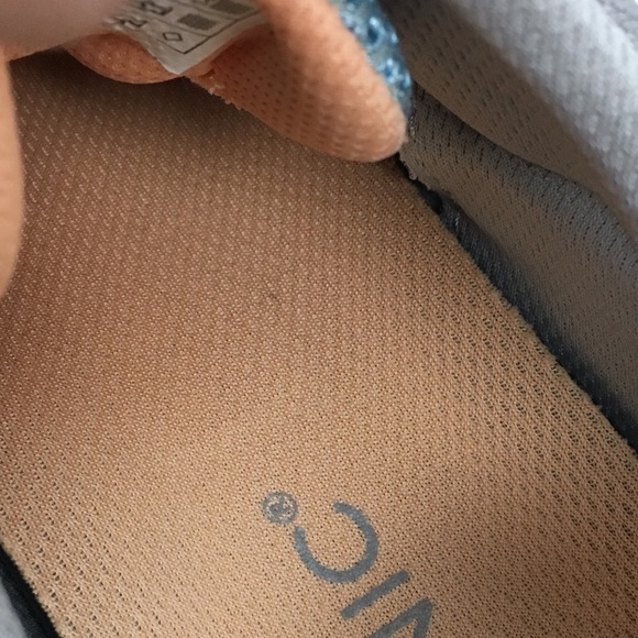 VIONIC Walking Shoes Ema Sneakers Suede Mesh Adjustable Athleisure Size 8 WIDE - Picture 14 of 16